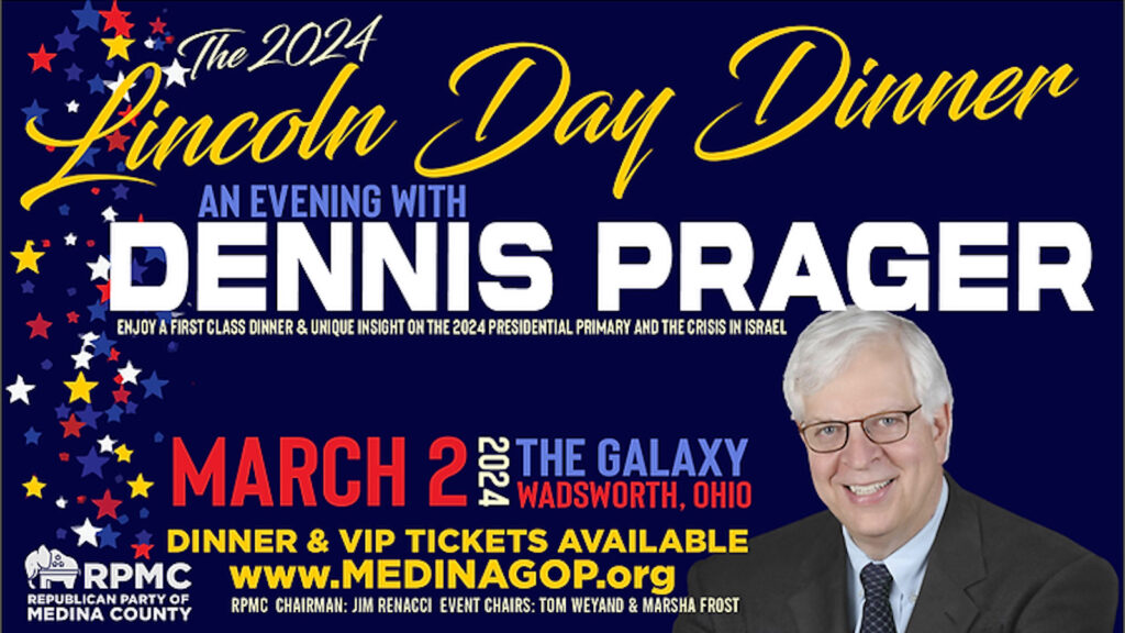 Lincoln Day Dinner Event with Dennis Prager